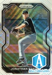 2021 Panini Prizm JONATHAN STIEVER #68 RC White Wave Prizm Chicago